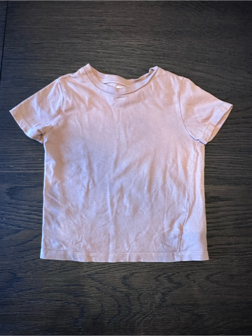 H&M Short Sleeve Tee in Pale Pink